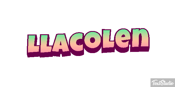 Llacolén テキスト効果