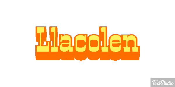 Llacolén テキスト効果
