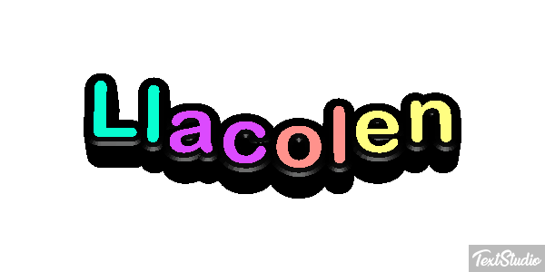 Llacolén テキスト効果