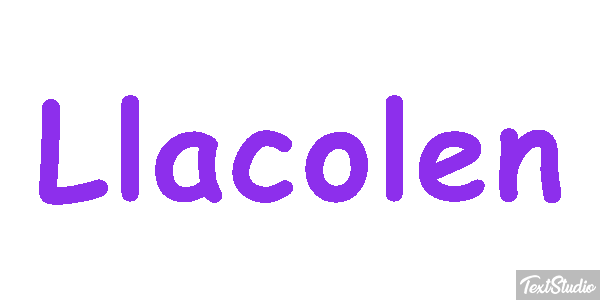 Llacolén テキスト効果