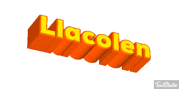 Llacolén テキスト効果