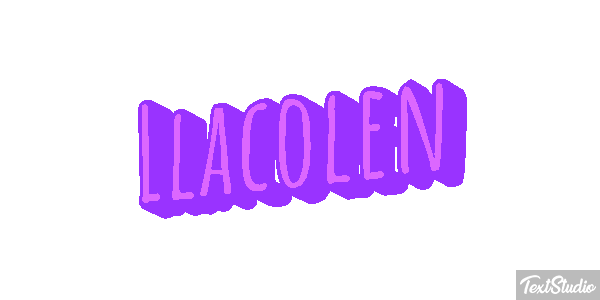 Llacolén テキスト効果
