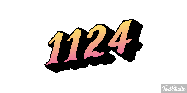 1124 Текстовый эффект