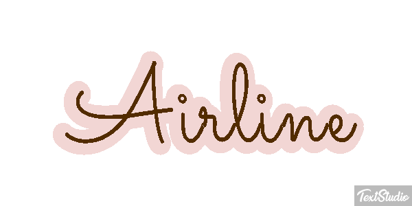 Airline Effet de texte
