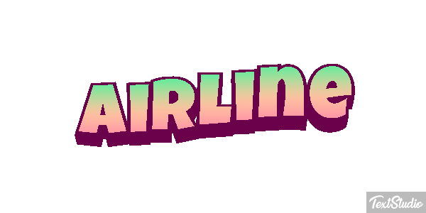 Airline Effet de texte