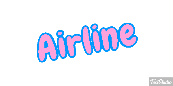 Airline Effet de texte