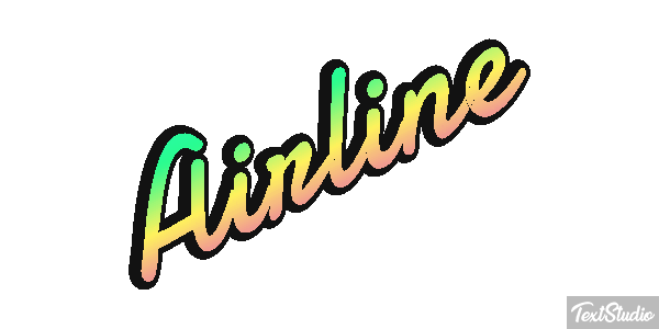 Airline Effet de texte