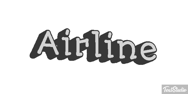 Airline Effet de texte