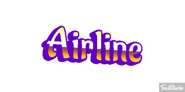 Airline Effet de texte