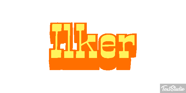 İlker Tekst effect