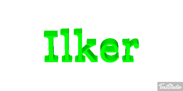 İlker Tekst effect