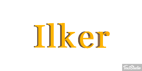 İlker Tekst effect