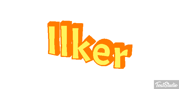 İlker Tekst effect