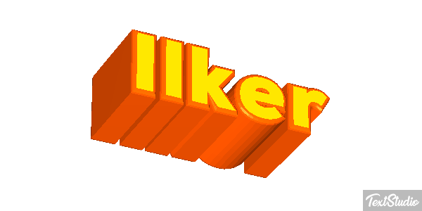 İlker Tekst effect