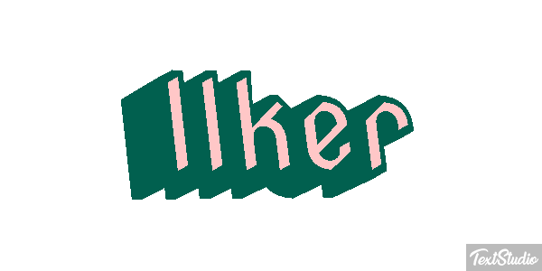 İlker Tekst effect