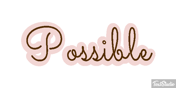 Possible Текстовый эффект