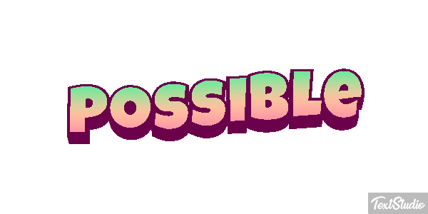 Possible Текстовый эффект