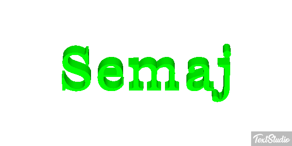 Semaj Metin efekti