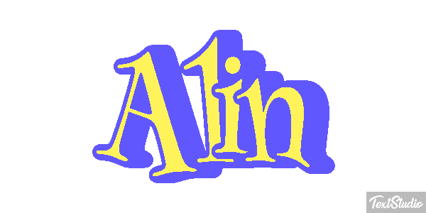 Alin Text effect
