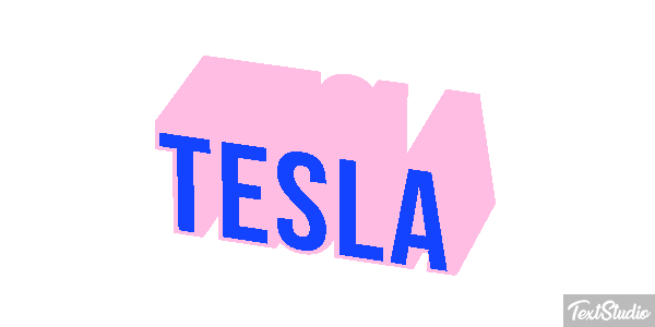 Tesla Efeito do texto