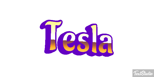 Tesla Efeito do texto