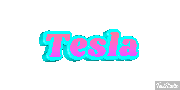 Tesla Efeito do texto