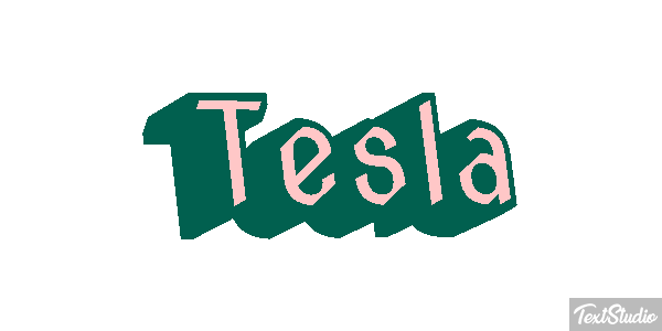 Tesla Efeito do texto