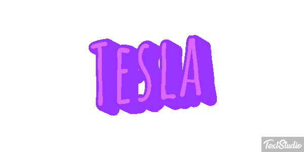 Tesla Efeito do texto