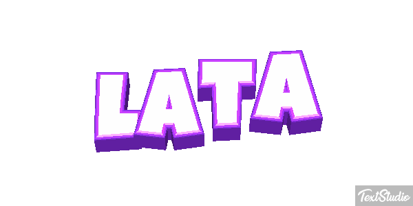Lata Efeito do texto