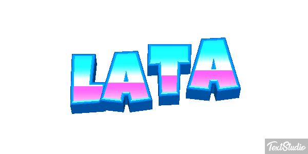 Lata Efeito do texto
