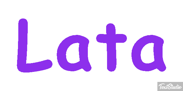 Lata Efeito do texto