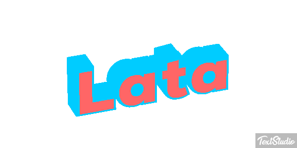 Lata Efeito do texto