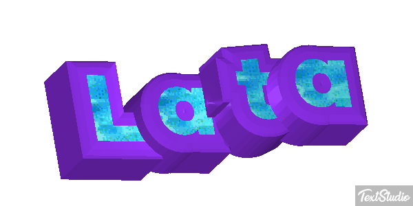 Lata Efeito do texto