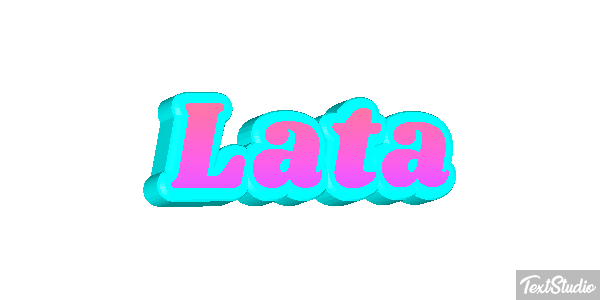 Lata Efeito do texto