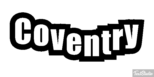 Coventry Текстовый эффект