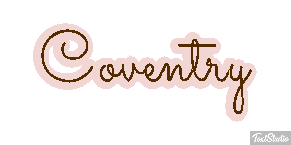 Coventry Текстовый эффект