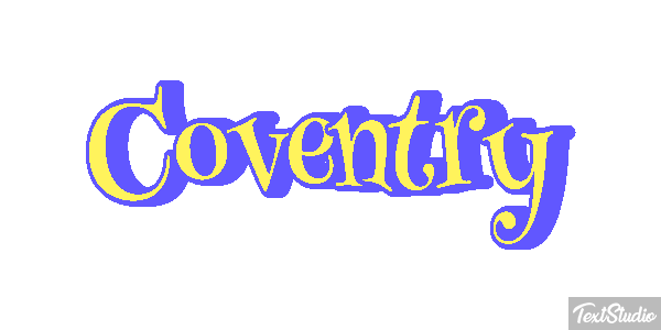 Coventry Текстовый эффект