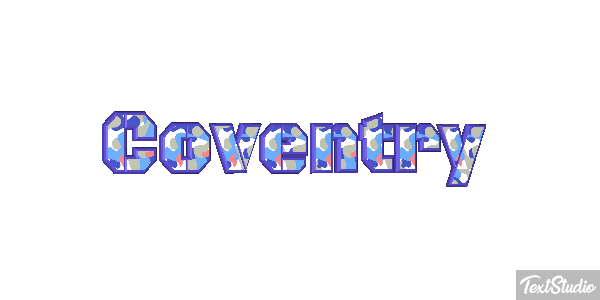 Coventry Текстовый эффект