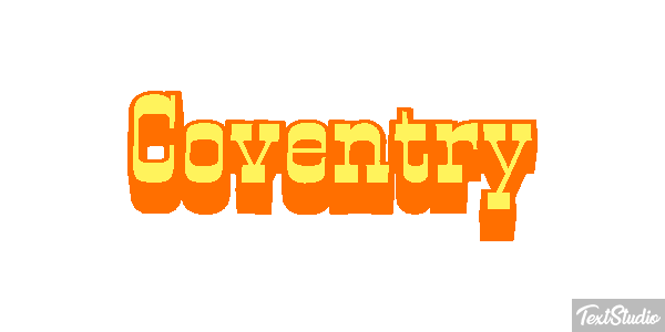 Coventry Текстовый эффект
