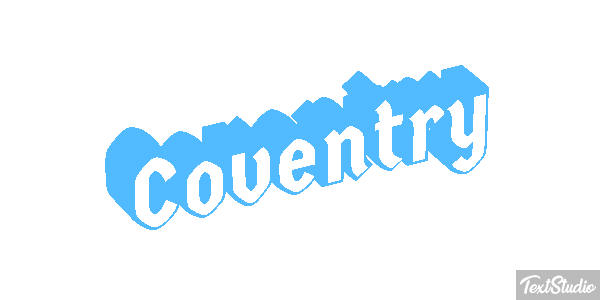 Coventry Текстовый эффект