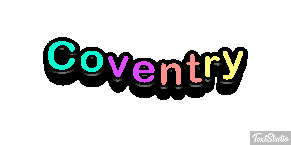 Coventry Текстовый эффект
