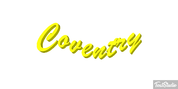 Coventry Текстовый эффект