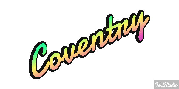 Coventry Текстовый эффект