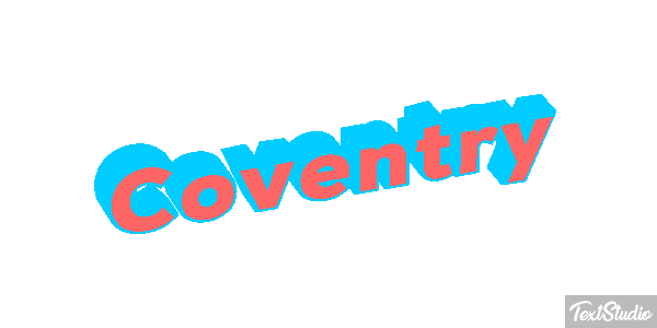 Coventry Текстовый эффект
