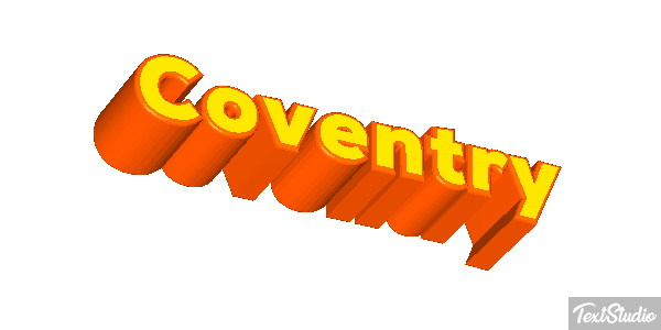 Coventry Текстовый эффект