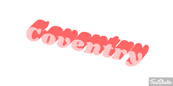 Coventry Текстовый эффект