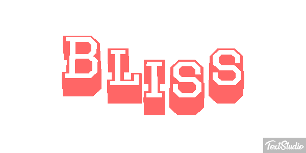 Bliss Effetto testo