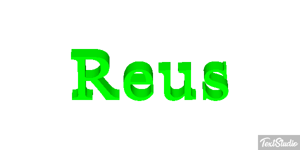 Reus Efecto de texto