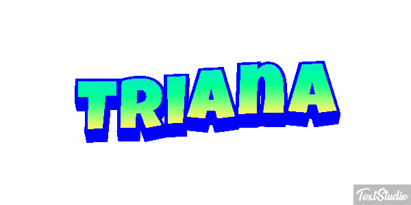 Triana Efecto de texto
