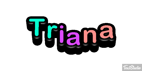Triana Efecto de texto